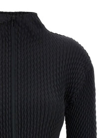 ISSEY MIYAKE - ISSEY MIYAKE - ’Sleek Pleats’ cardigan - Women’s Knitwear