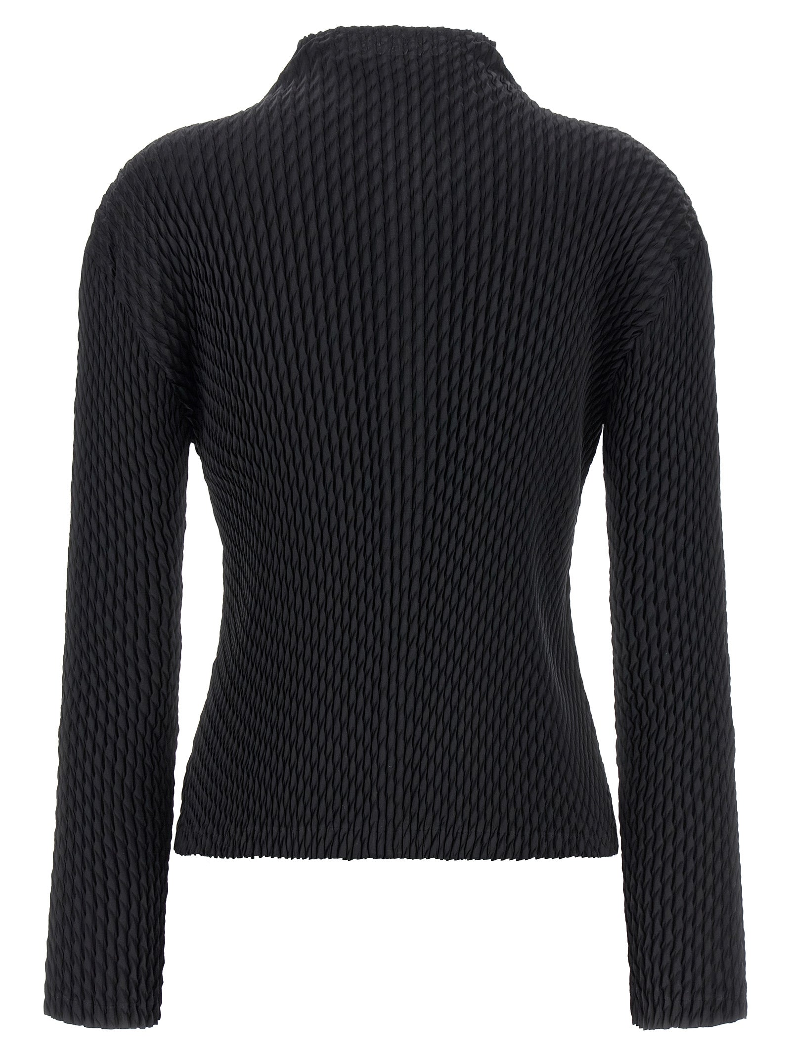 ISSEY MIYAKE - ISSEY MIYAKE - ’Sleek Pleats’ cardigan - Women’s Knitwear