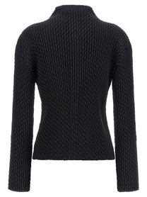 ISSEY MIYAKE - ISSEY MIYAKE - ’Sleek Pleats’ cardigan - Women’s Knitwear