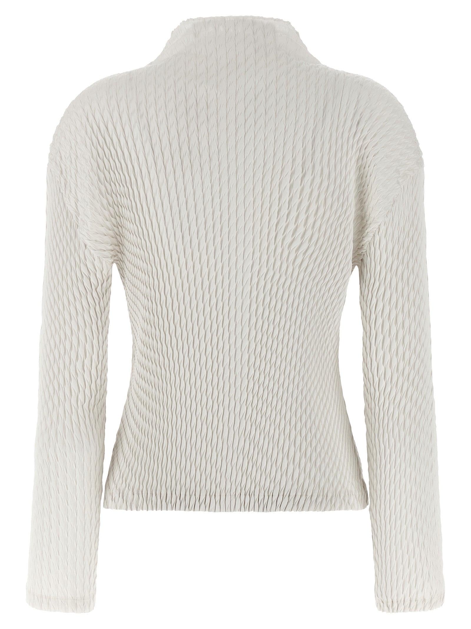 ISSEY MIYAKE - ISSEY MIYAKE - ’Sleek Pleats’ cardigan - Women’s Knitwear