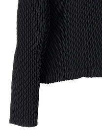 ISSEY MIYAKE - ISSEY MIYAKE - ’Sleek Pleats’ sweater - Women’s Knitwear