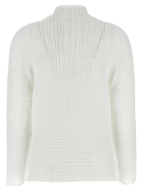 ISSEY MIYAKE - ISSEY MIYAKE - ’Wooly Pleats’ cardigan - Women’s Knitwear