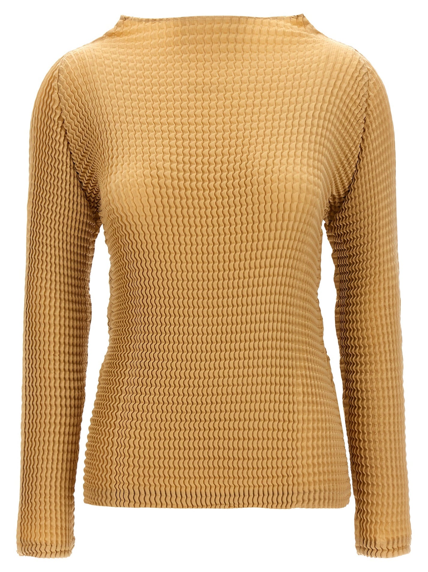 ISSEY MIYAKE - ISSEY MIYAKE - ’Suede Like Pleats’ blouse - Women’s Tops