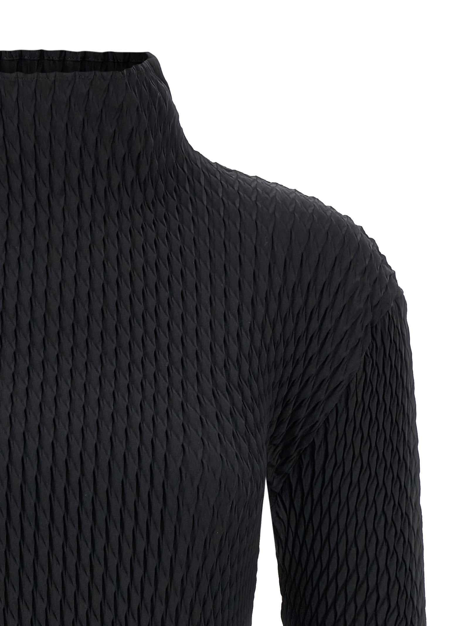 ISSEY MIYAKE - ISSEY MIYAKE - ’Sleek Pleats’ sweater - Women’s Knitwear