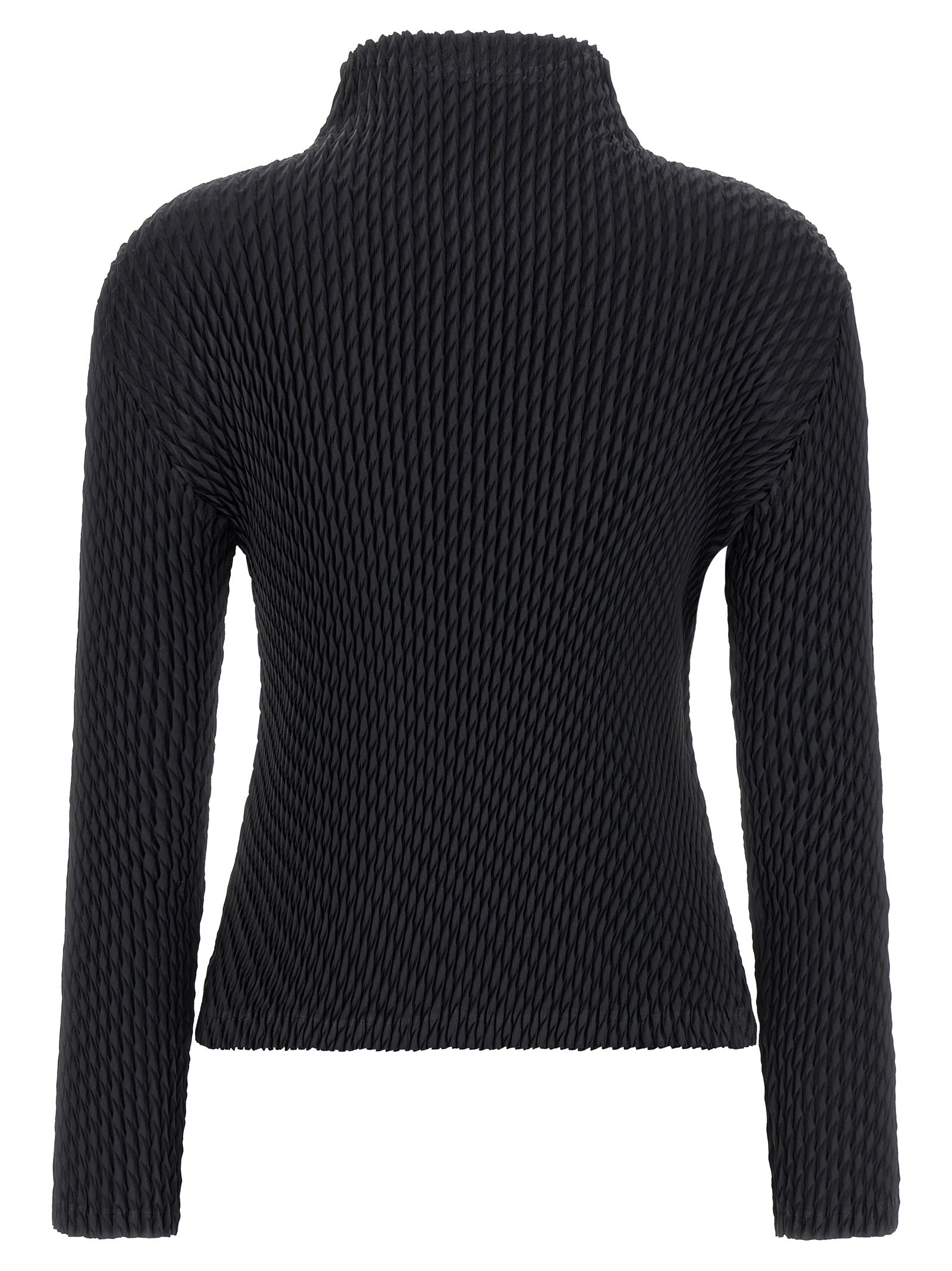 ISSEY MIYAKE - ISSEY MIYAKE - ’Sleek Pleats’ sweater - Women’s Knitwear