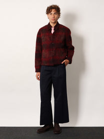 Tonywack Men's Italian Fabric Blazer Red