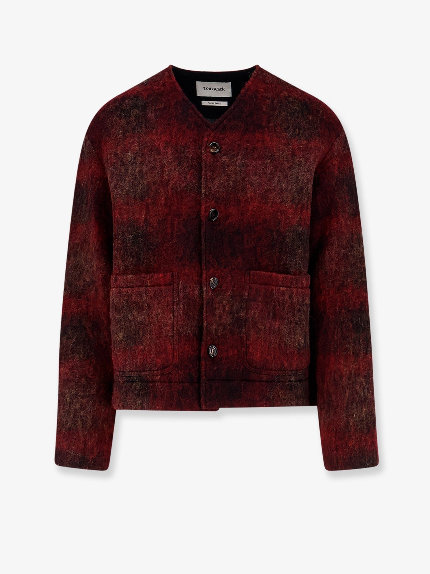 Tonywack Men's Italian Fabric Blazer Red