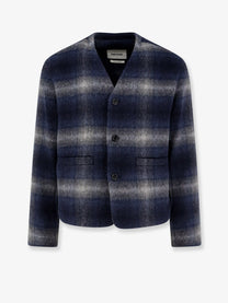 Tonywack Men's Italian Fabric Blazer Blue