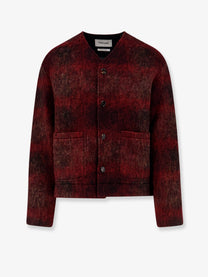 Tonywack Men's Italian Fabric Blazer Red