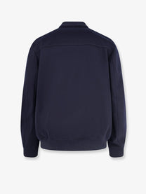 Loro Piana Men's Ivy Cashmere Bomber Blue