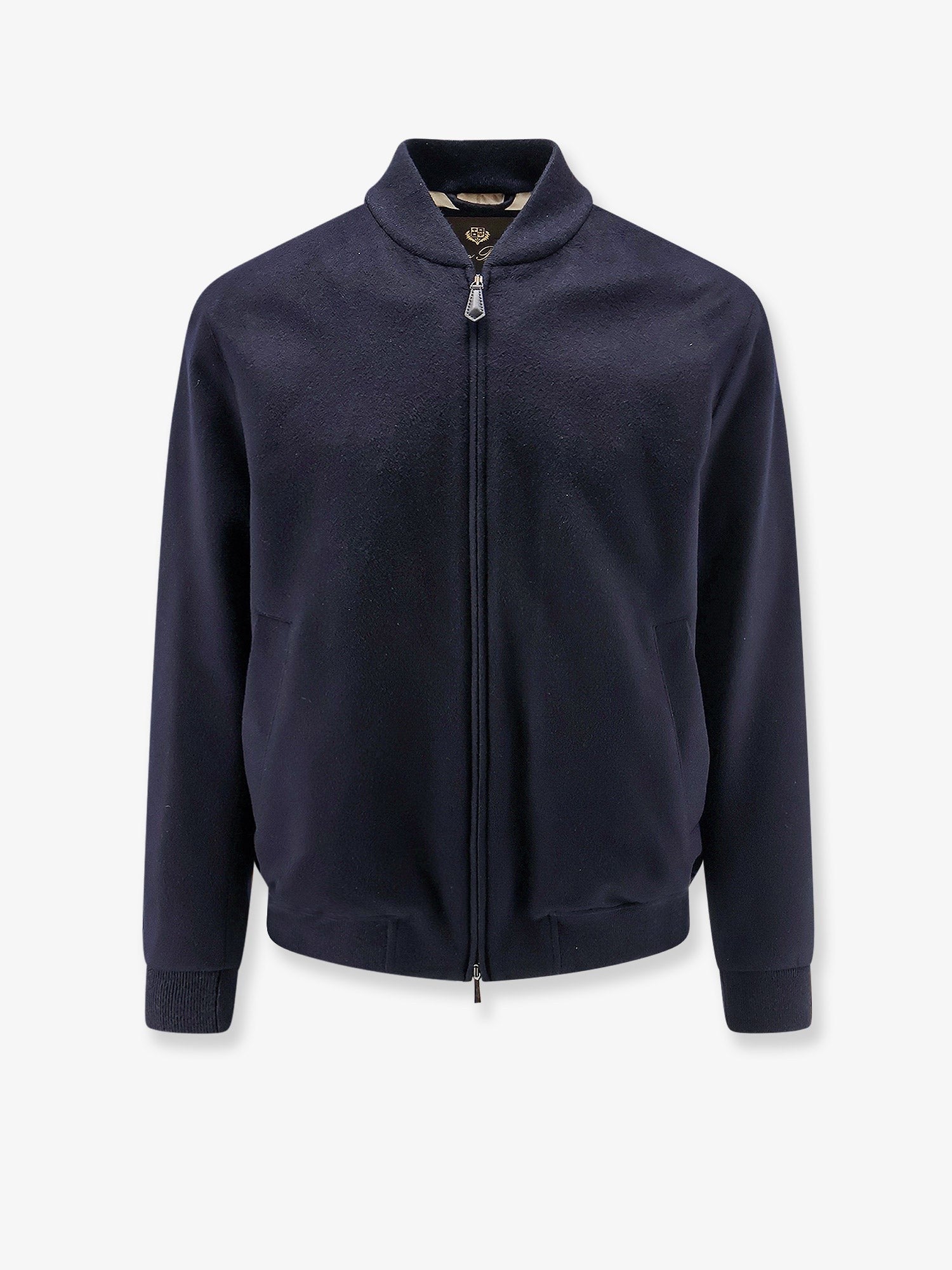 Loro Piana Men's Ivy Cashmere Bomber Blue