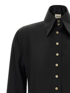 Khaite Ivy Shirt Black, view 3