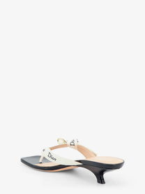 Dior Women's Jadior Cotton Flip Flops Black