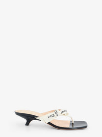 Dior Women's Jadior Cotton Flip Flops Black