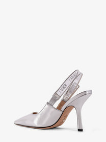 Dior Women's Jadior Laminated Leather Pumps Silver