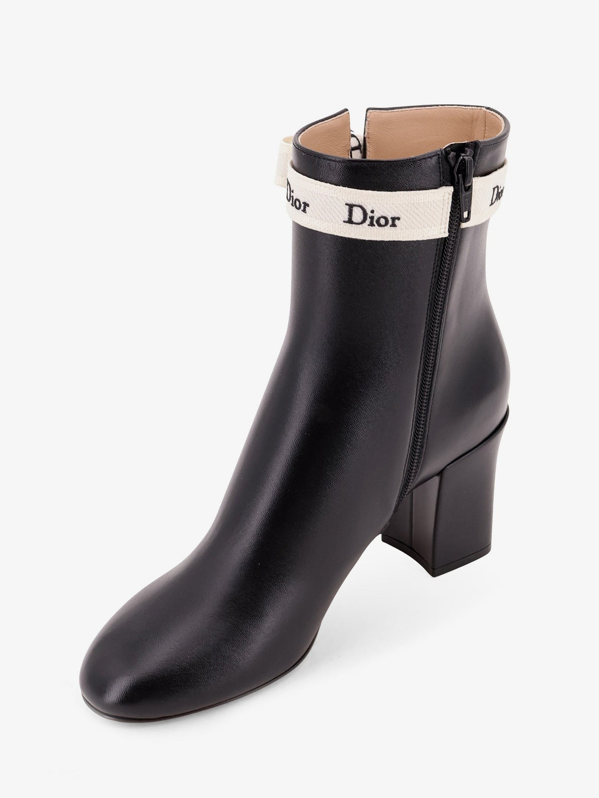Dior Women's Jadior Leather Ankle Boot Black