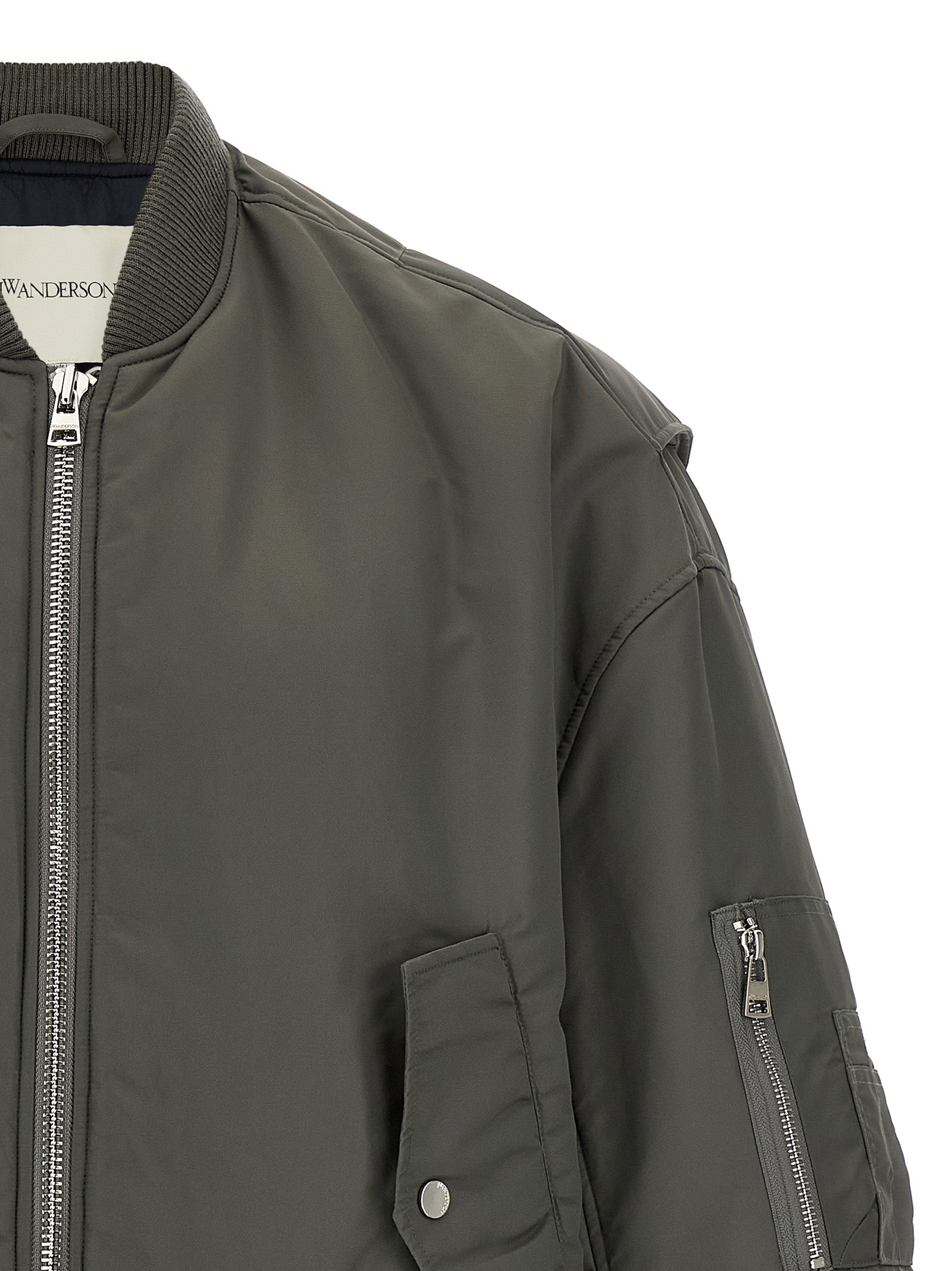 J.W.ANDERSON - J.W.ANDERSON - ’Curved Hem’ bomber jacket - Men’s Outerwear