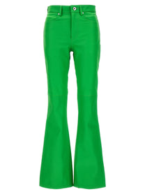 J.W.ANDERSON - J.W.ANDERSON - Leather bootcut trousers - Women’s Pants