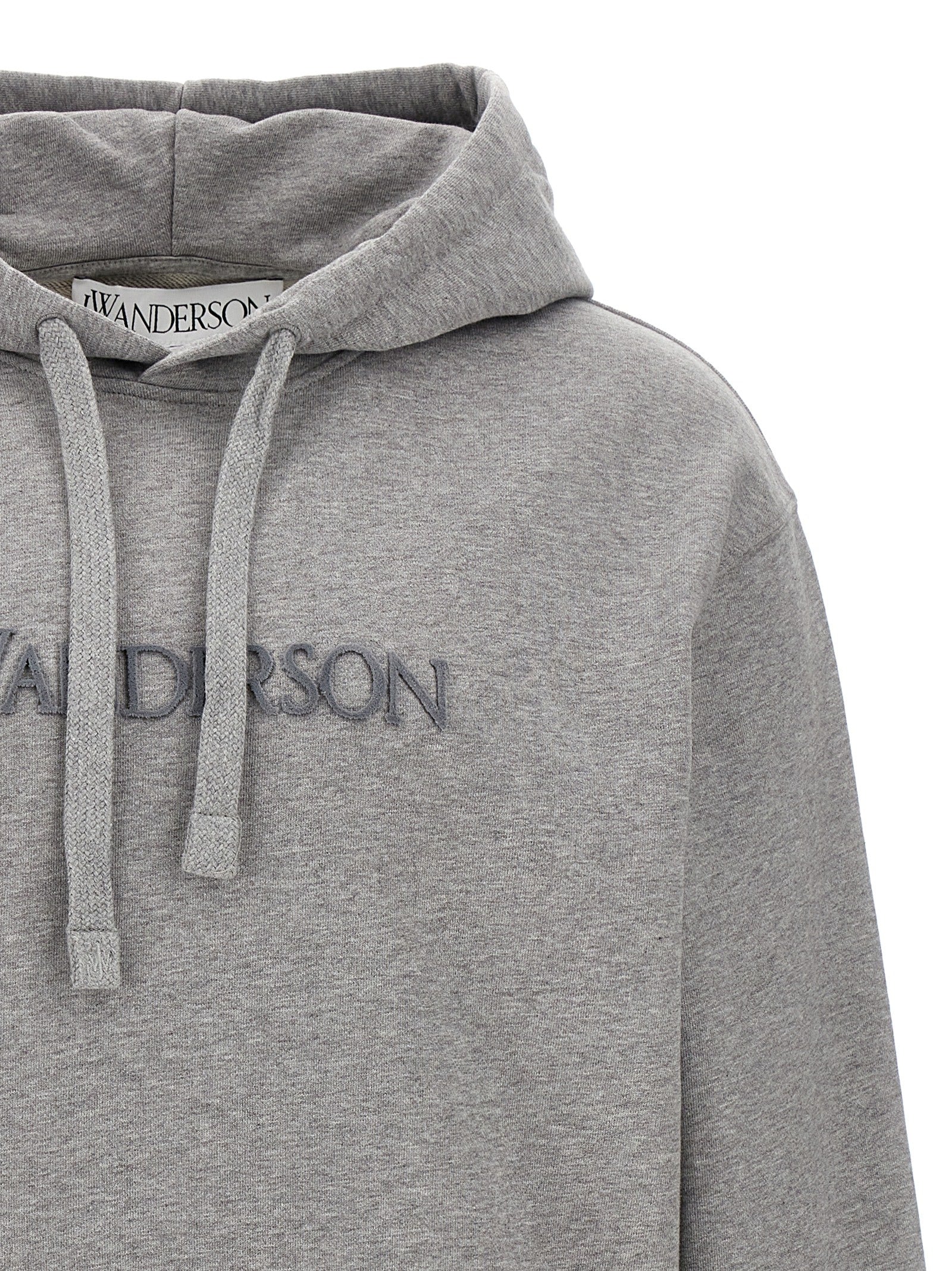 J.W.ANDERSON - J.W.ANDERSON - Hoodie with embroidery - Men’s Sweatshirts