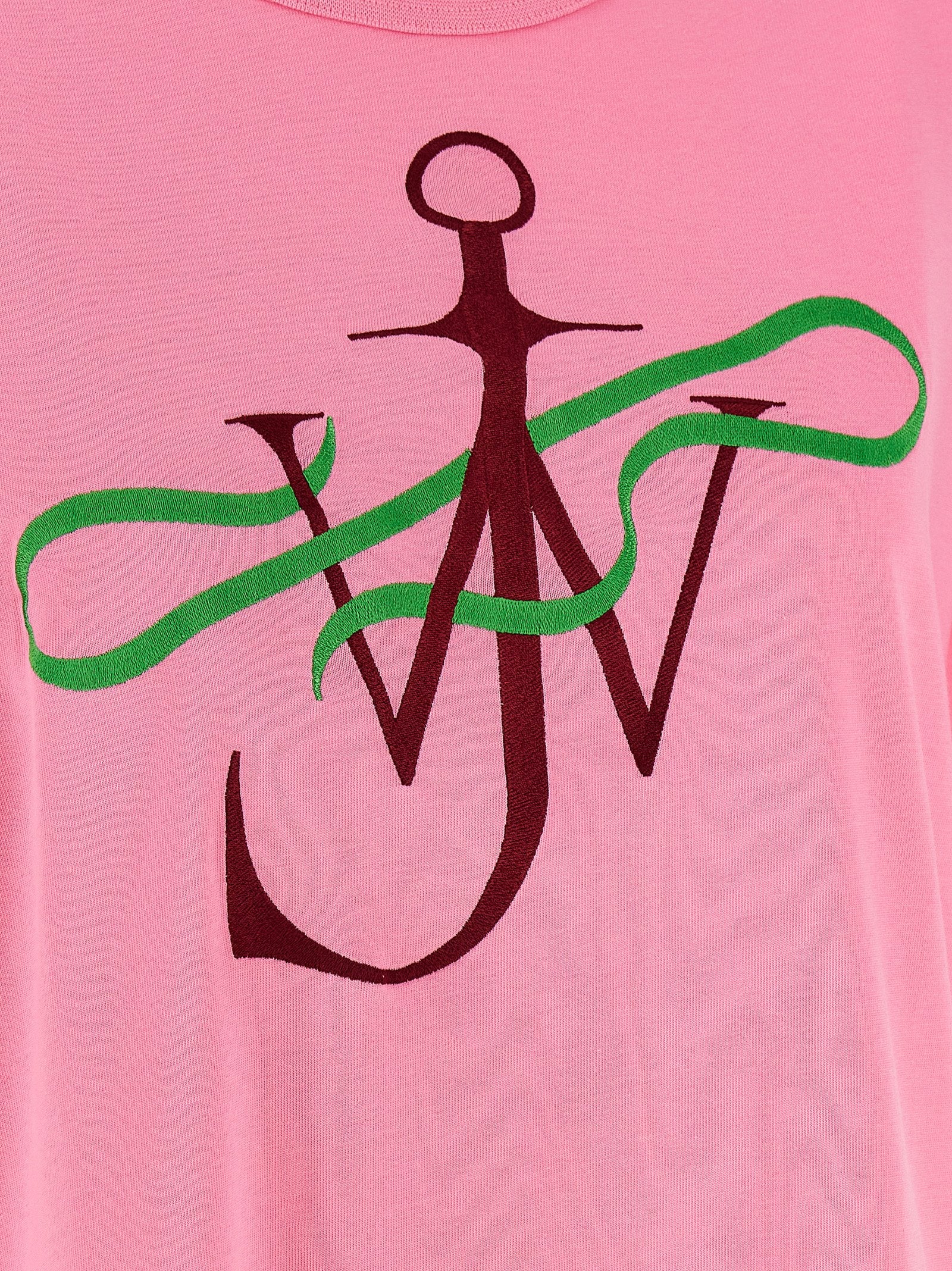 J.W.ANDERSON - J.W.ANDERSON - ’Ribbon Anchor’ T-shirt - Women’s Tops