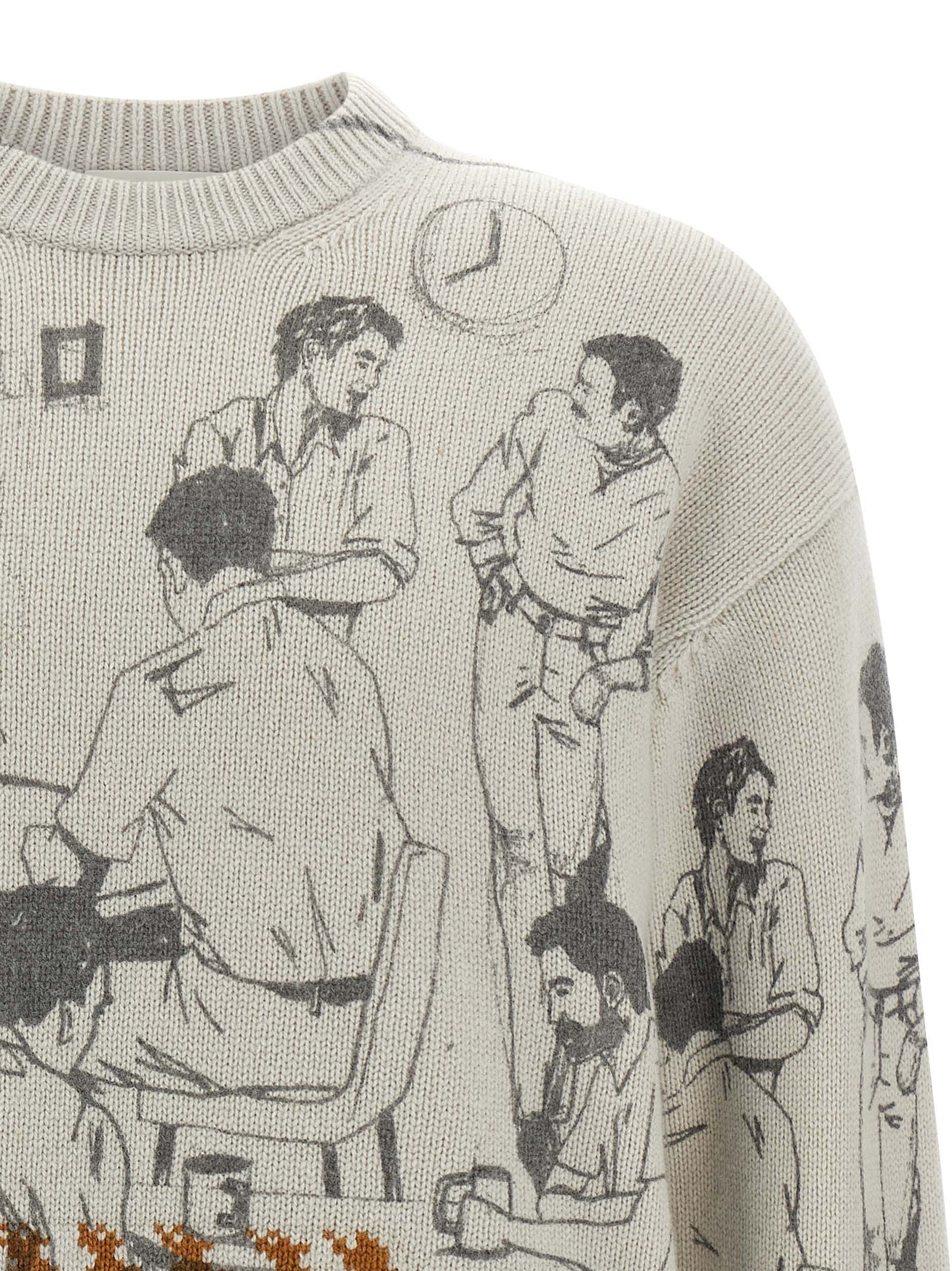 J.W.ANDERSON - J.W.ANDERSON - Jacquard pattern sweater - Men’s Knitwear