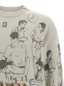 J.W.ANDERSON - J.W.ANDERSON - Jacquard pattern sweater - Men’s Knitwear