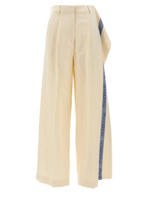 J.W.ANDERSON - J.W.ANDERSON - Logo band panel pants - Women’s Pants