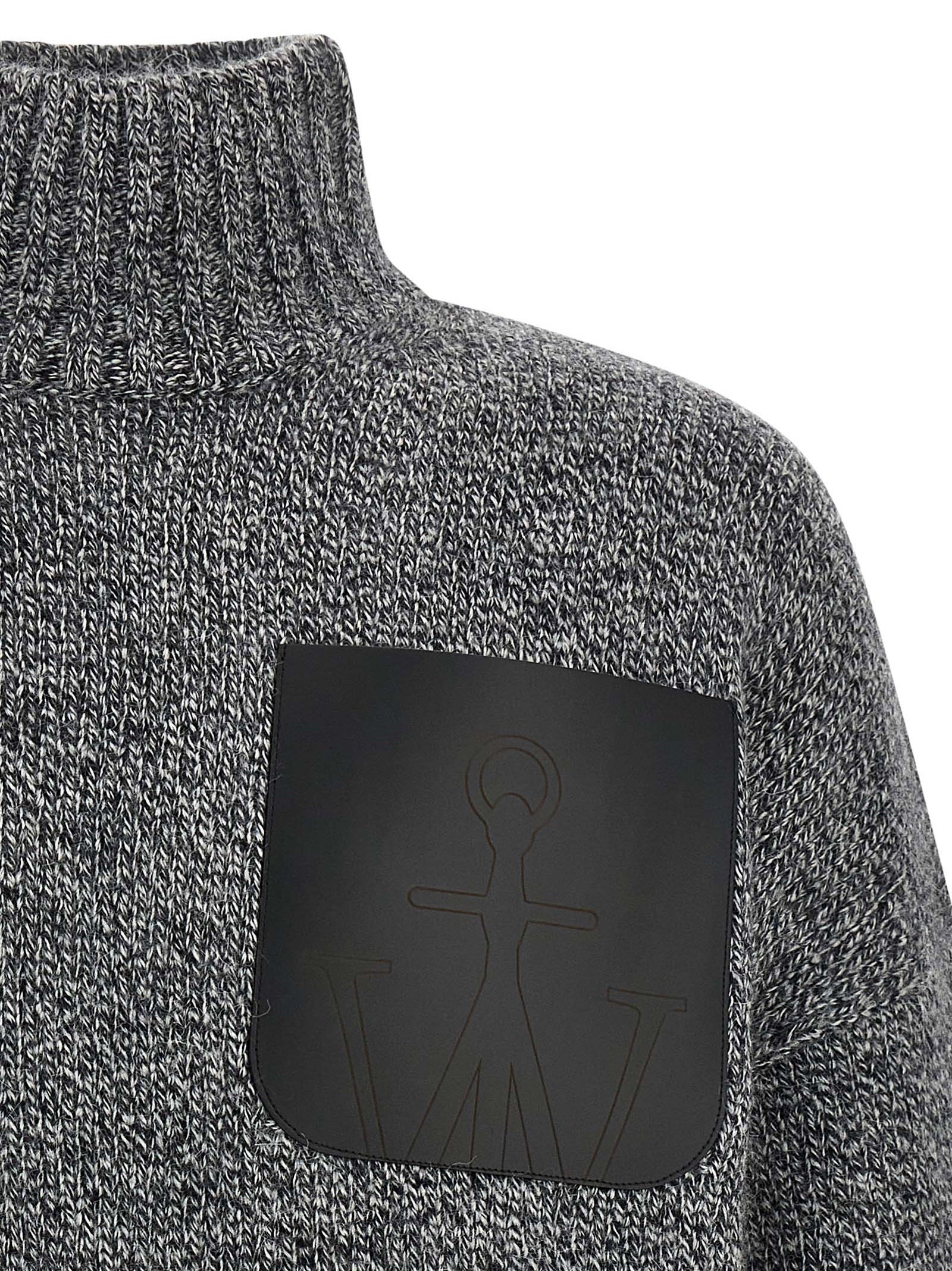 J.W.ANDERSON - J.W.ANDERSON - ’Leather Patch Pocket’ sweater - Men’s Knitwear