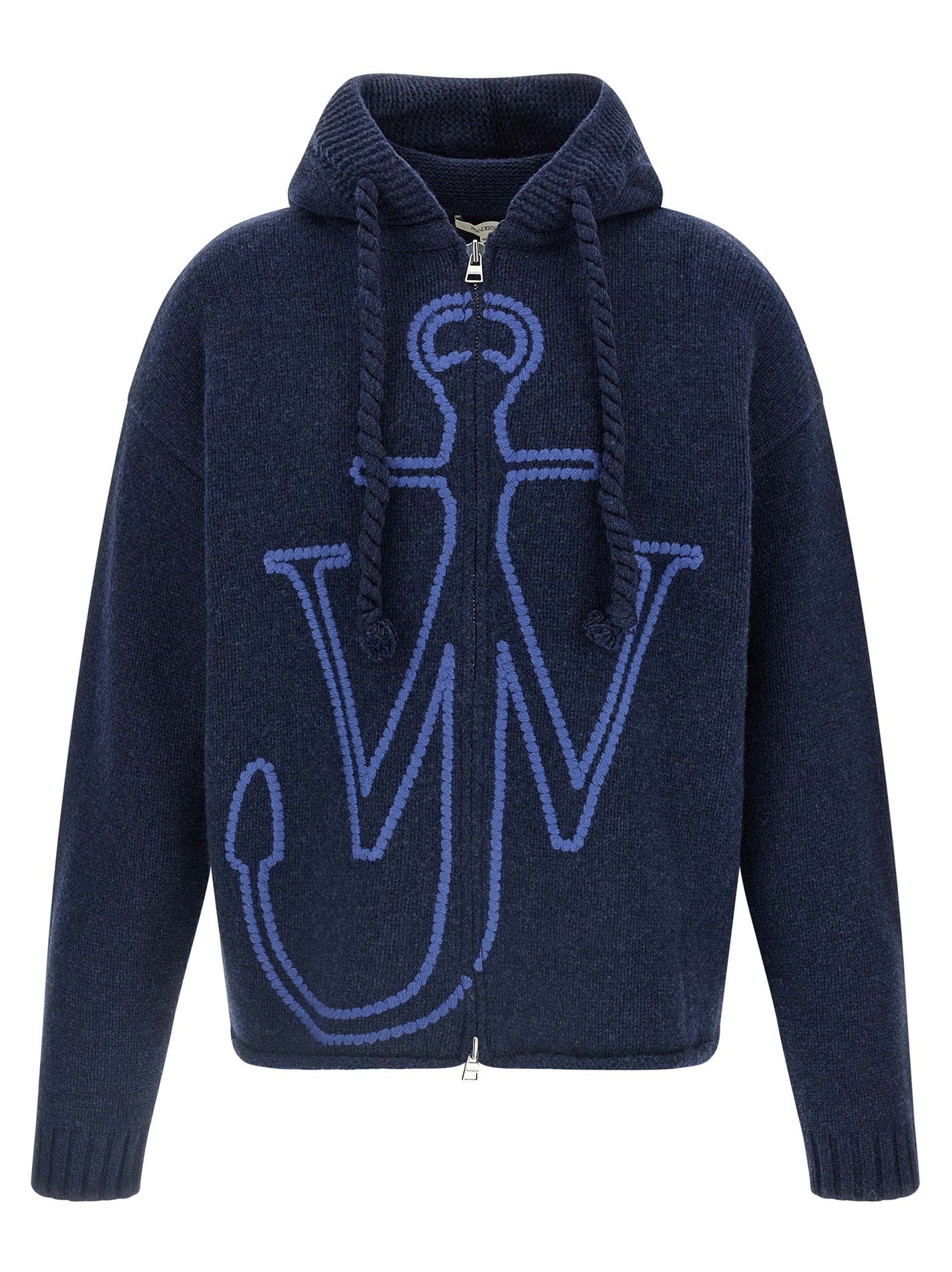 J.W.ANDERSON - J.W.ANDERSON - ’Anchor Embroidery’ hoodie - Men’s Sweatshirts