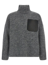 J.W.ANDERSON - J.W.ANDERSON - ’Leather Patch Pocket’ sweater - Men’s Knitwear
