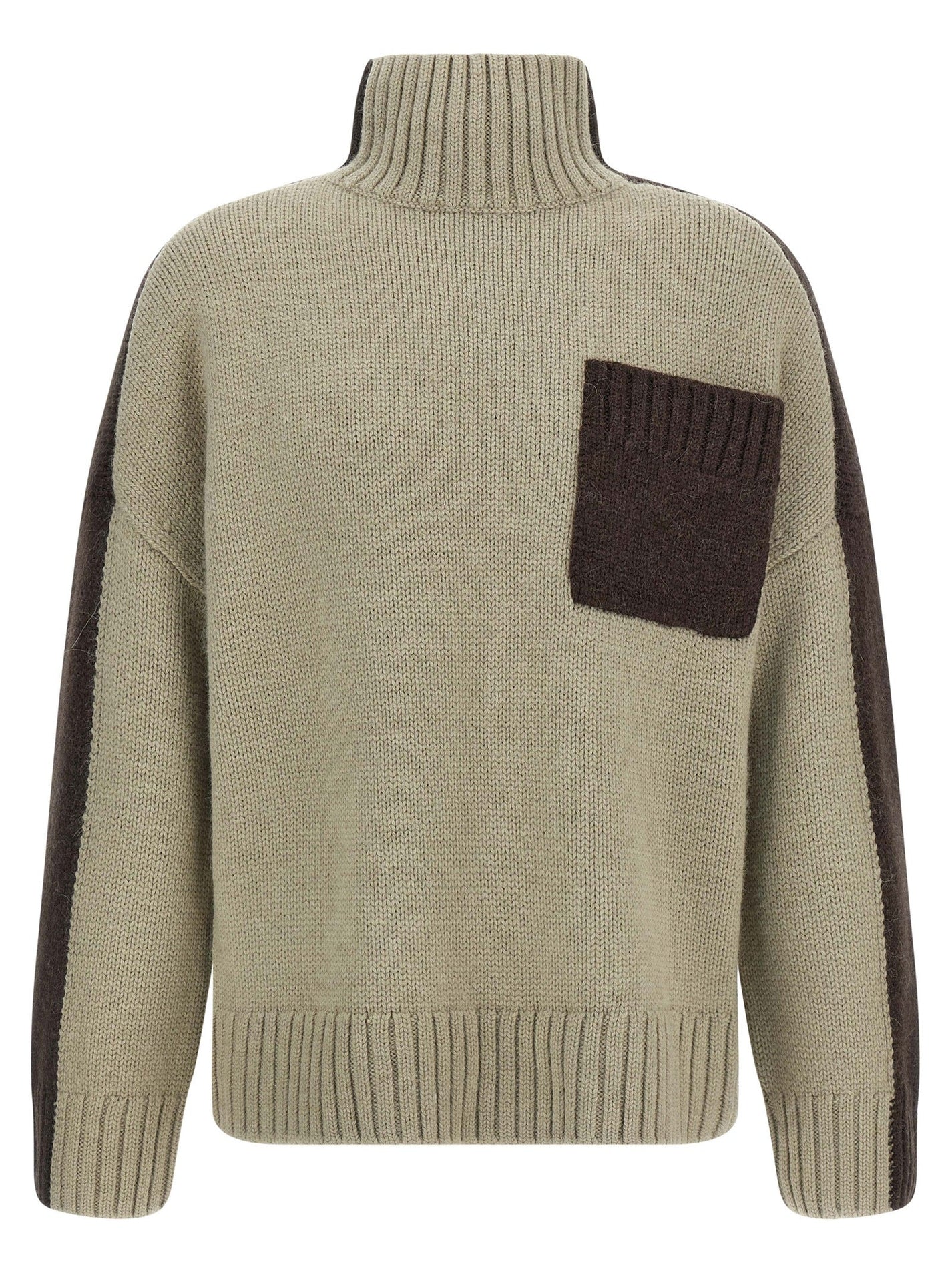 J.W.ANDERSON - J.W.ANDERSON - ’Two Tone Patch Pocket’ sweater - Women’s Knitwear