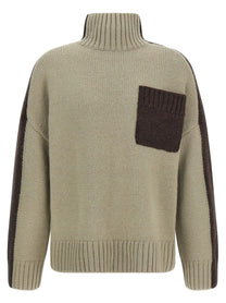 J.W.ANDERSON - J.W.ANDERSON - ’Two Tone Patch Pocket’ sweater - Women’s Knitwear