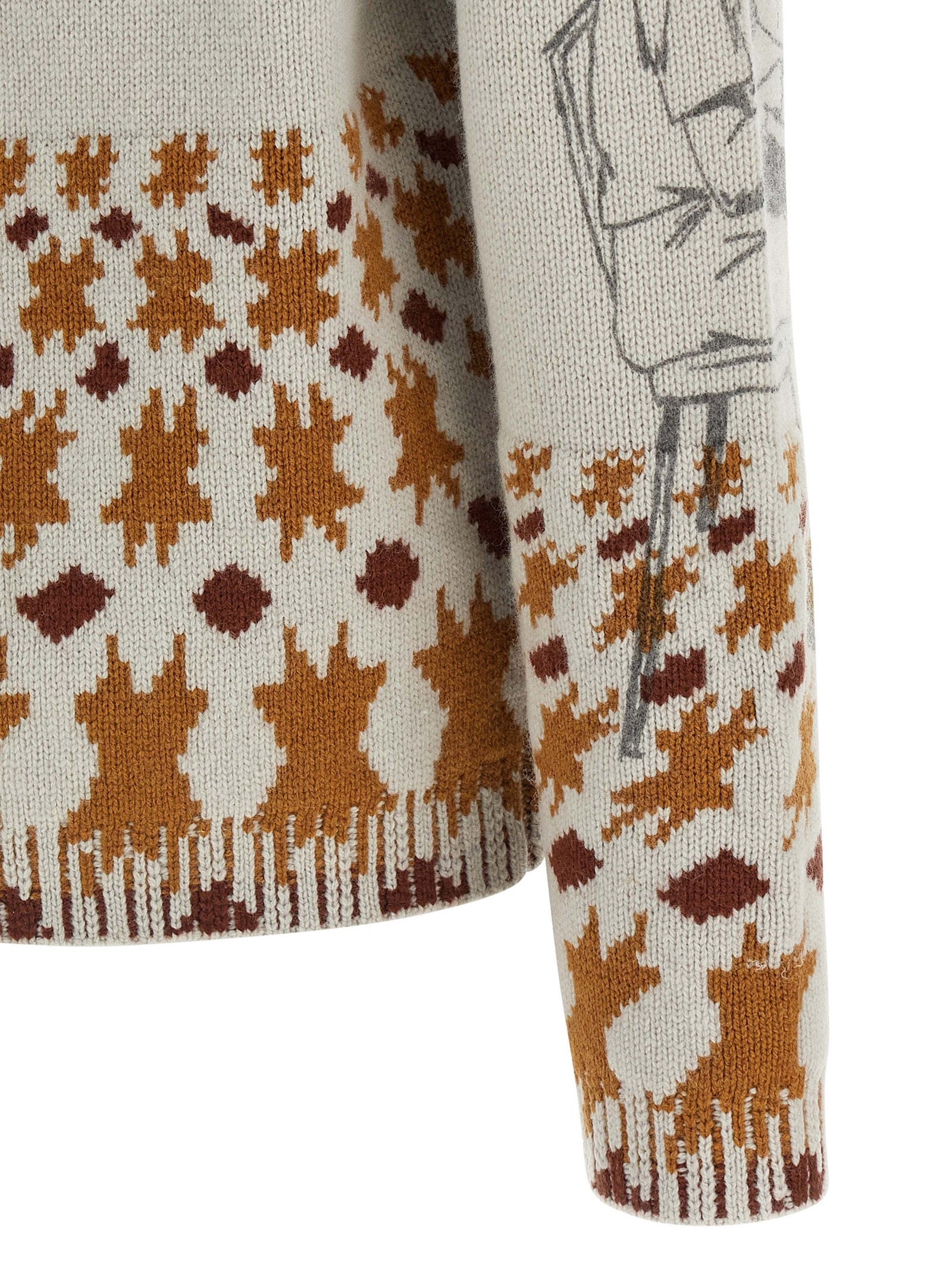 J.W.ANDERSON - J.W.ANDERSON - Jacquard pattern sweater - Men’s Knitwear