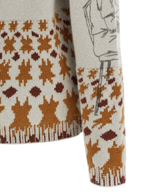 J.W.ANDERSON - J.W.ANDERSON - Jacquard pattern sweater - Men’s Knitwear