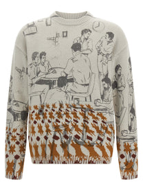 J.W.ANDERSON - J.W.ANDERSON - Jacquard pattern sweater - Men’s Knitwear