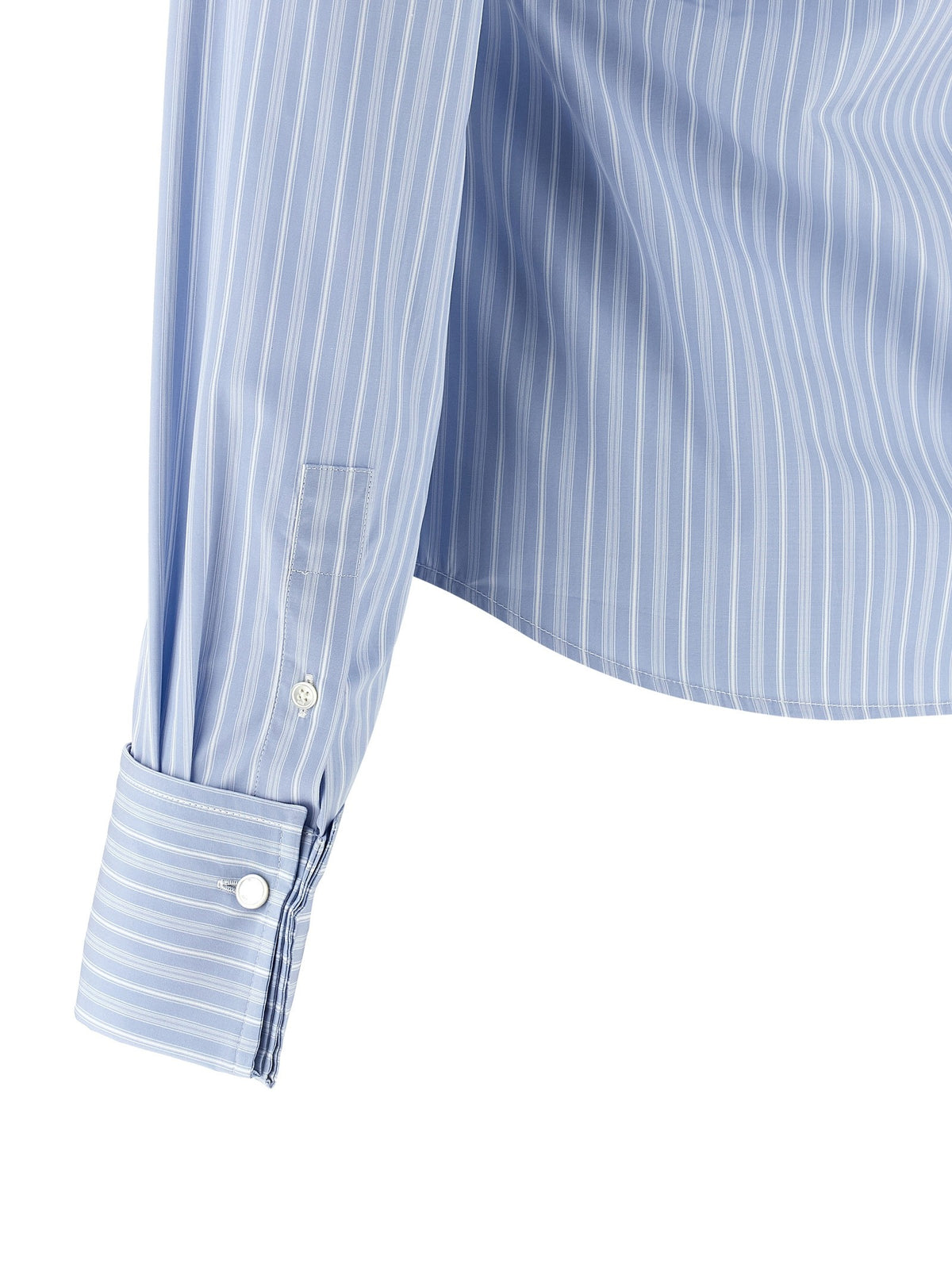 Ami Paris Jabot Shirt Blue