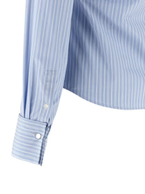 Ami Paris Jabot Shirt Blue