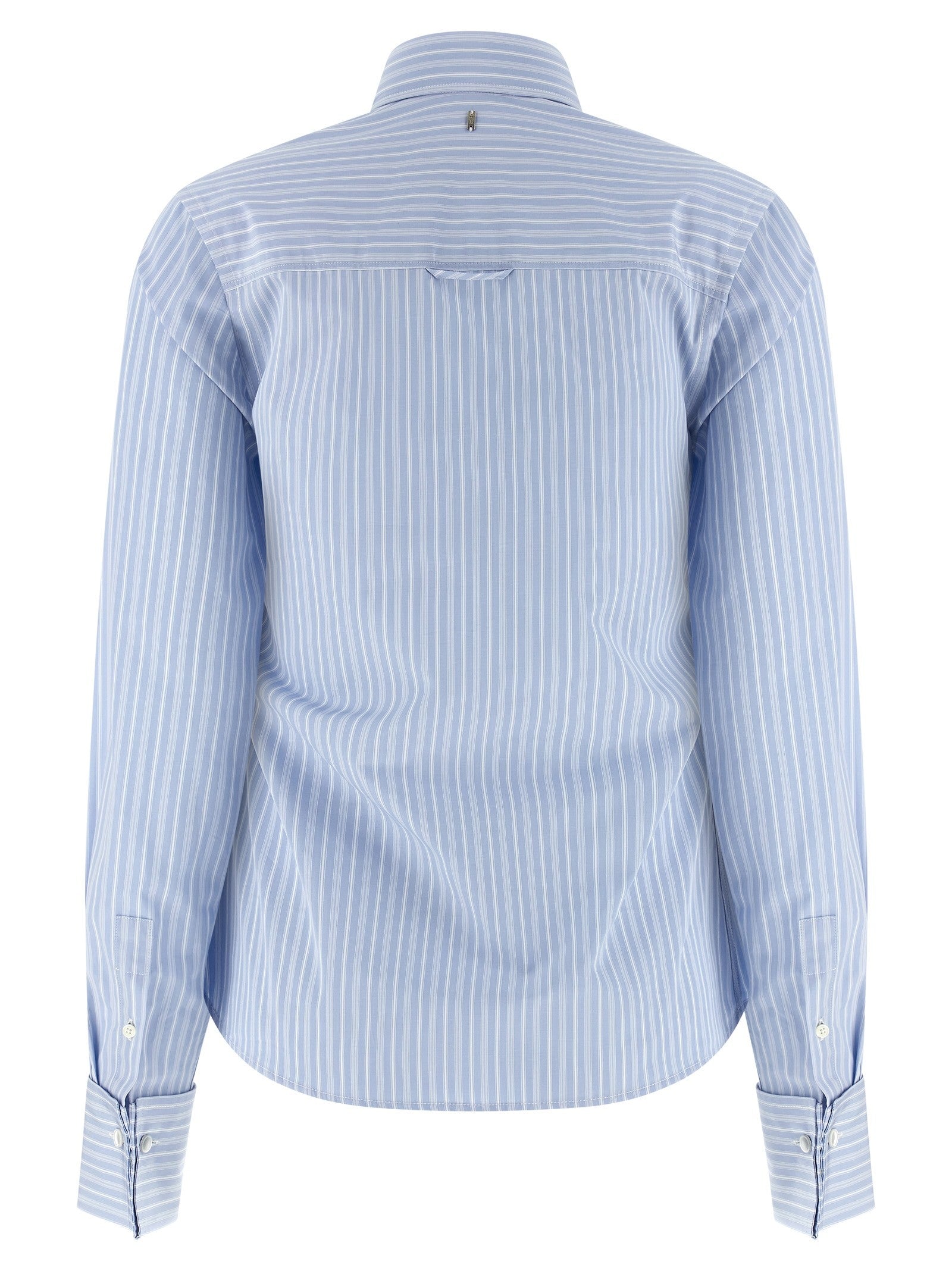 Ami Paris Jabot Shirt Blue
