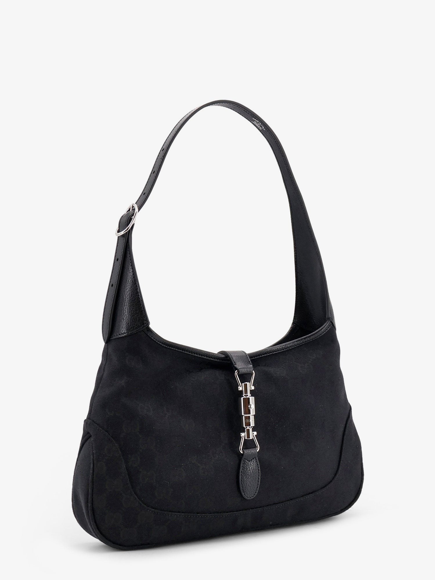 Gucci Women's Jackie GG Fabric Shoulder Bag Black