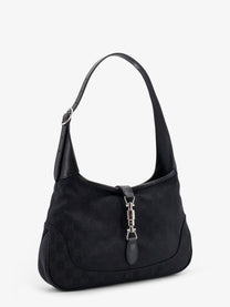 Gucci Women's Jackie GG Fabric Shoulder Bag Black