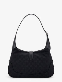 Gucci Women's Jackie GG Fabric Shoulder Bag Black