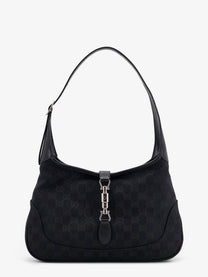 Gucci Women's Jackie GG Fabric Shoulder Bag Black