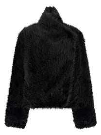 B&amp;B Couture Jackie First Eco Fur Coat Black