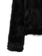 B&amp;B Couture Jackie First Eco Fur Coat Black, view 4