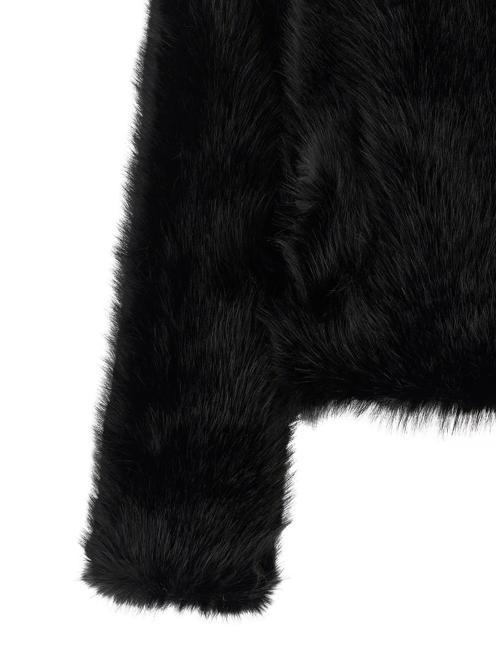 B&amp;B Couture Jackie First Eco Fur Coat Black