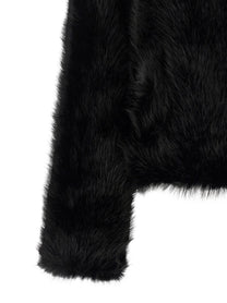 B&amp;B Couture Jackie First Eco Fur Coat Black