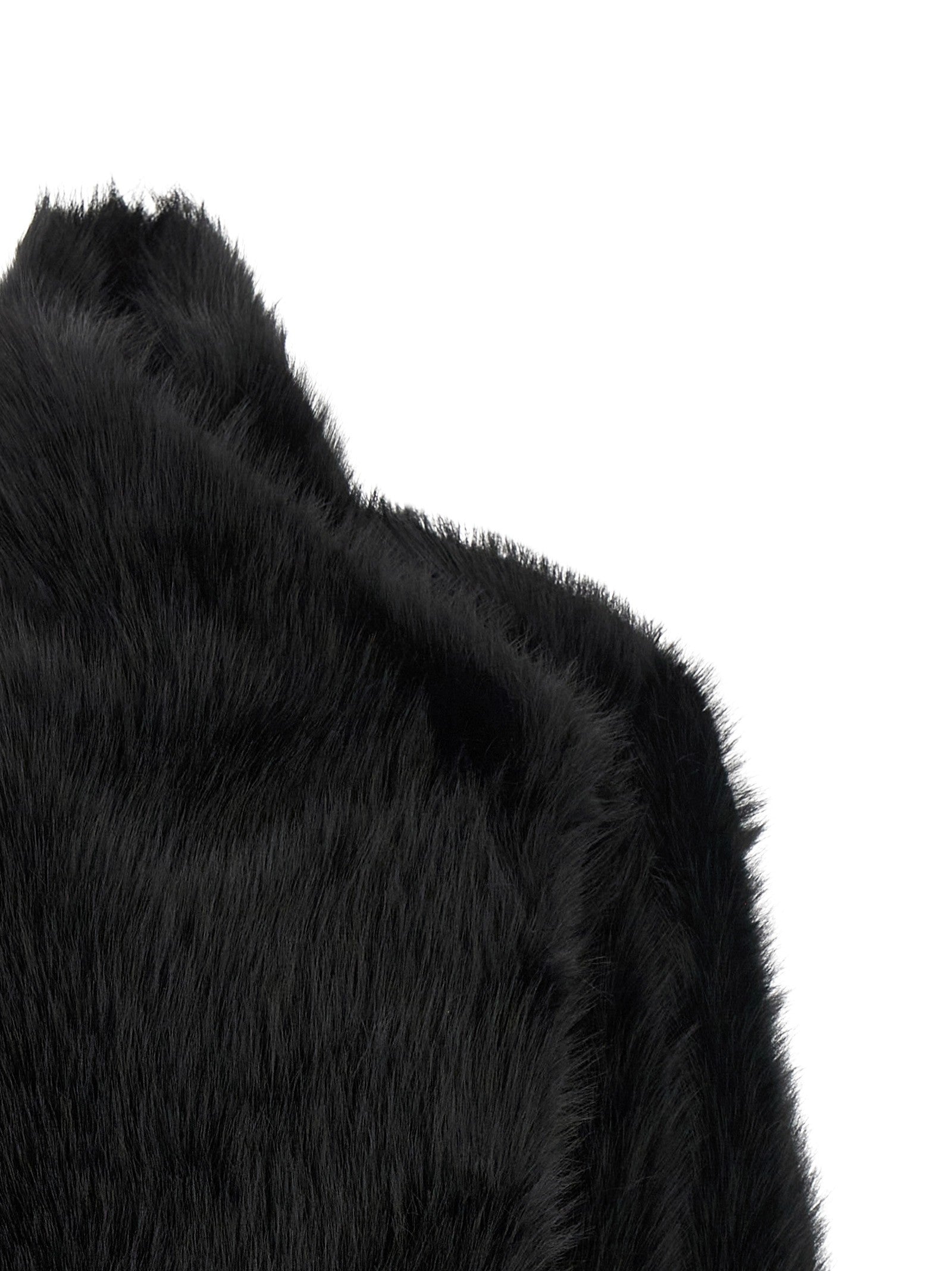B&amp;B Couture Jackie First Eco Fur Coat Black