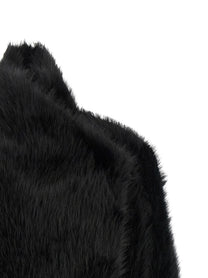 B&amp;B Couture Jackie First Eco Fur Coat Black