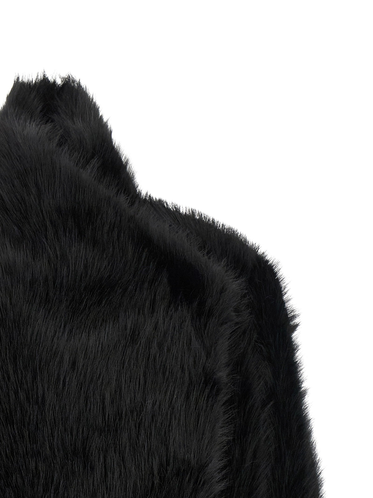 B&amp;B Couture Jackie First Eco Fur Coat Black, view 3