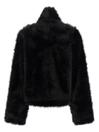B&amp;B Couture Jackie First Eco Fur Coat Black, view 2